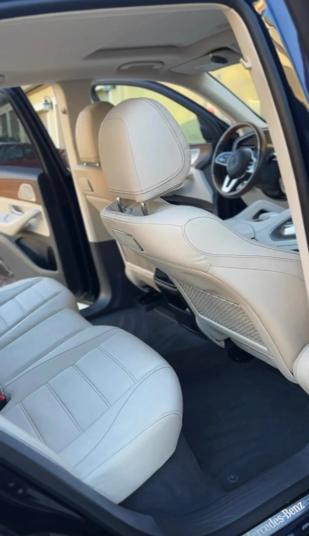 Car being detailed